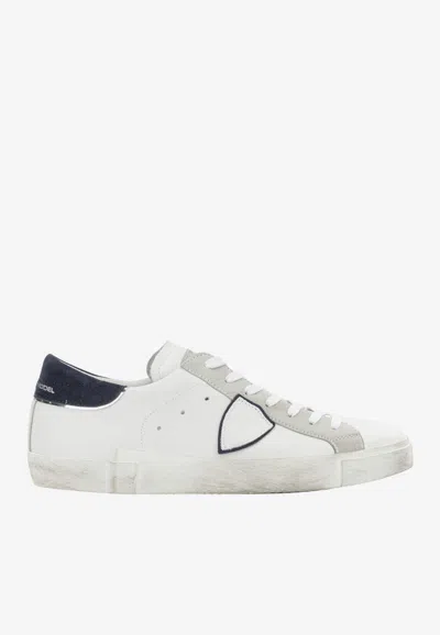 Philippe Model Prsx Low-top Leather Sneakers In Multi