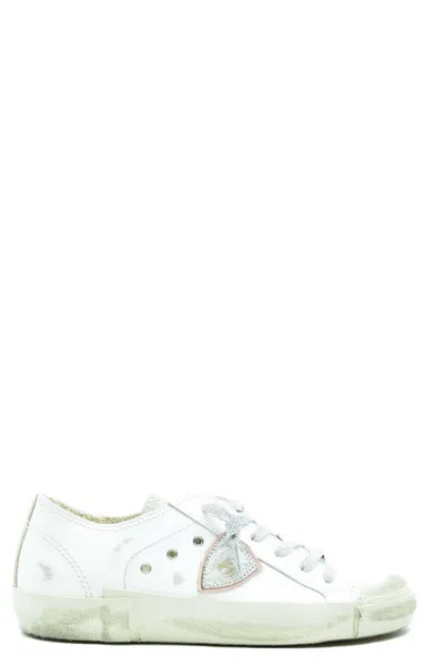 Philippe Model Prsx Low-top Sneakers In Leather In Multi