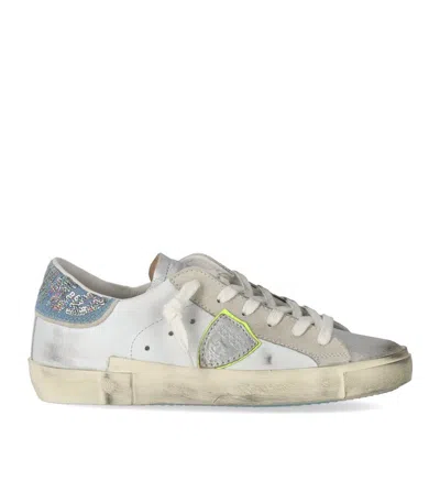 Philippe Model Prsx Metal Sequins White Sneaker