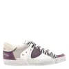 Philippe Model Low Top Leather Sneakers With Contrast Panels In White