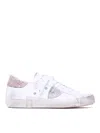 Philippe Model Prsx Leather Sneakers In Blanco