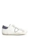 Philippe Model Prsx Low Man Blanc/bleu Sneakers