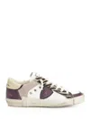 Philippe Model Prsx Low Sneakers In White Leather