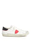Philippe Model Prsx Colour-blocked Low-top Sneakers In White