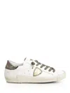 Philippe Model Prsx Low Sneakers In White Leather
