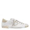 Philippe Model Prsx Sneakers In Veau Daim Blanc Sable