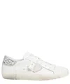 Philippe Model Prsx Leather Sneakers In White