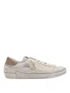 Philippe Model Round Toe Rubber Sole Sneakers In White