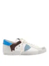 Philippe Model Low Top Sneakers Contrasting Panels In White
