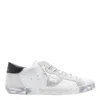 Philippe Model Casual Round Toe Sneakers Logo In White