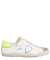 Philippe Model Prsx Leather Sneakers In White