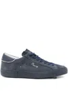 Philippe Model Low Top Sneakers Featuring Contrast Stitching In Blue
