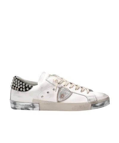 Philippe Model Prsx Tennis Low-cut Casual Shoes In White