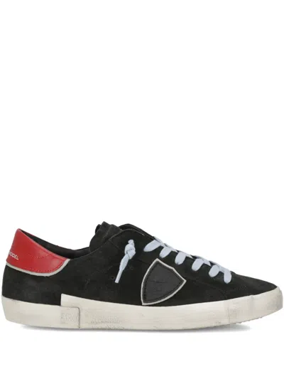 Philippe Model Prsx Triangle-patch Sneakers In Multi