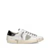Philippe Model Prsx Triangle-patch Sneakers In White