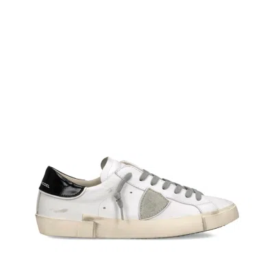 PHILIPPE MODEL PRSX TRIANGLE-PATCH SNEAKERS