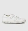 Philippe Model Premium Goat Leather Sneakers With Vintage Appeal And Luxurious Detailing In White