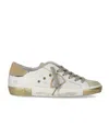 Philippe Model Prsx White Beige Sneaker In White