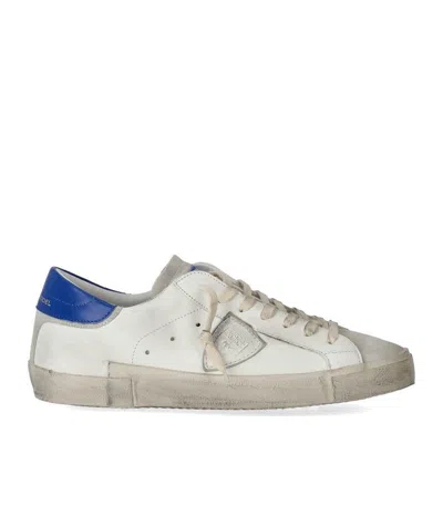 Philippe Model Prsx White Bluette Sneaker In Neutral