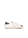 Shop Philippe Model 'prsx' White Leather Sneakers