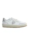 Philippe Model Round Head Low-cut Casual Shoes In White