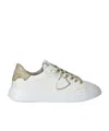 Philippe Model Round Head Low-cut Sneakers In White