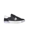 Philippe Model Round Head Tie Xiuan Leisure Sports Shoes In Black