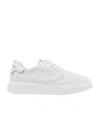 Philippe Model Minimalist Leather Sneakers In White
