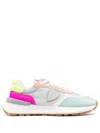 Philippe Model Antibes Lace-up Sneakers In Silver