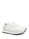 Philippe Model Tour Low Sneakers In White Suede And Fabric In White