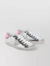 Philippe Model Shiny Low Top Sneakers With Studded Sole