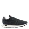 Philippe Model Low Top Sneakers With Rubber Sole And Suede Accents In Black