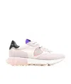 Philippe Model Side Logo-patch Sneakers In White