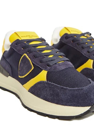 Philippe Model Paris Antibes Low Mondial Sneakers In Blue