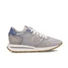 Philippe Model Sneaker Man  - Tropez Haute Low Man - Blue In Blue