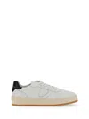 Philippe Model Elevated White Sneakers With Subtle Perforations