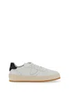 Philippe Model Elevated White Sneakers With Subtle Perforations In White