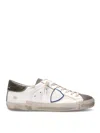 Philippe Model Vintage Mixage Low Top Sneakers In White