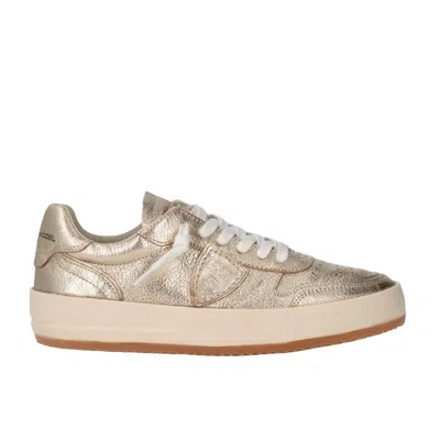 Philippe Model Sneaker Woman  - Nice Low Woman - Gold
