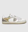 Philippe Model Veau Crackle Blanc Sable Sneakers