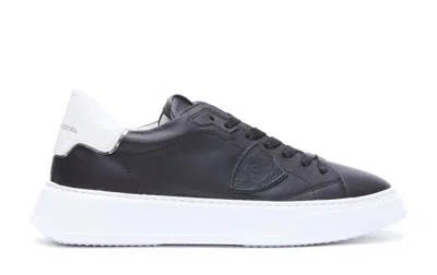 Philippe Model Temple Sneakers In Black