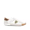 Philippe Model Low Top Sneakers With Suede Heel Tab In Multi
