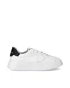 Philippe Model Temple White Black Leather Sneaker In White