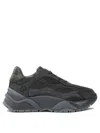 Philippe Model Low Top Sneakers Mesh Panels In Black