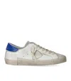 Philippe Model Sneaker Man  - Itx Low Man - Electric Blue In White