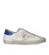 Philippe Model Sneaker Man  - Itx Low Man - Electric Blue In White