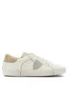 Philippe Model Paris White Leather Rubber Sneakers In Multi