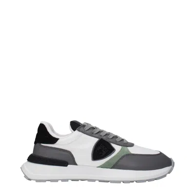 Philippe Model Sneakers Antibes Mens Fabric White/gray
