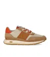 Philippe Model Tour低老式resau Brunsablé运动鞋 In Beige