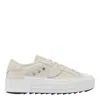 Philippe Model Low Top Leather Platform Sneakers In Beige